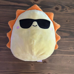 Squishmallows Cruz the Sun Plush 8” Yellow Orange Space Squad Softcore
